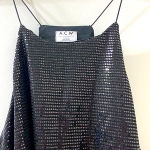 Flowy Sequinned Tank Top